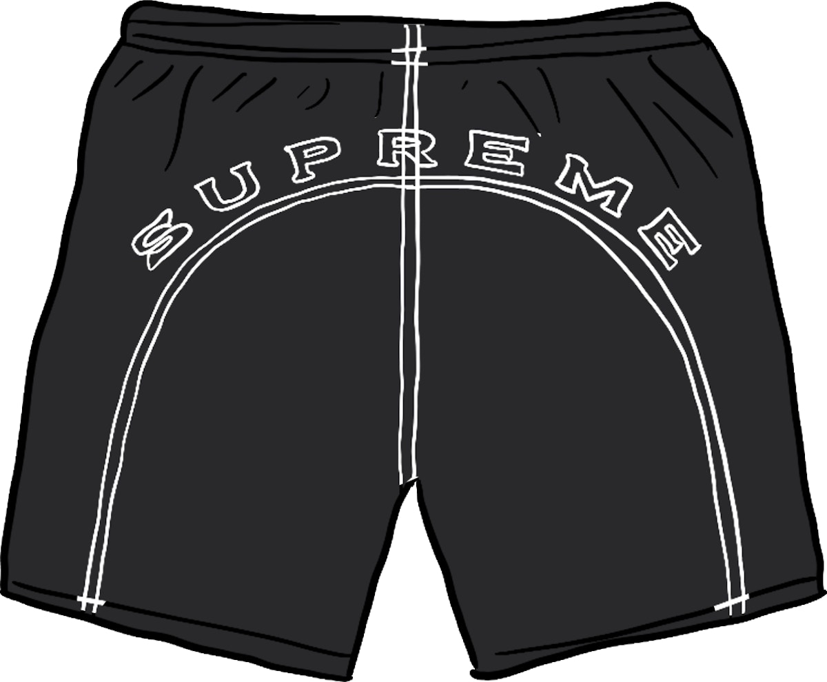 Supreme Arc Logo Water Short (SS20) Black - SS20