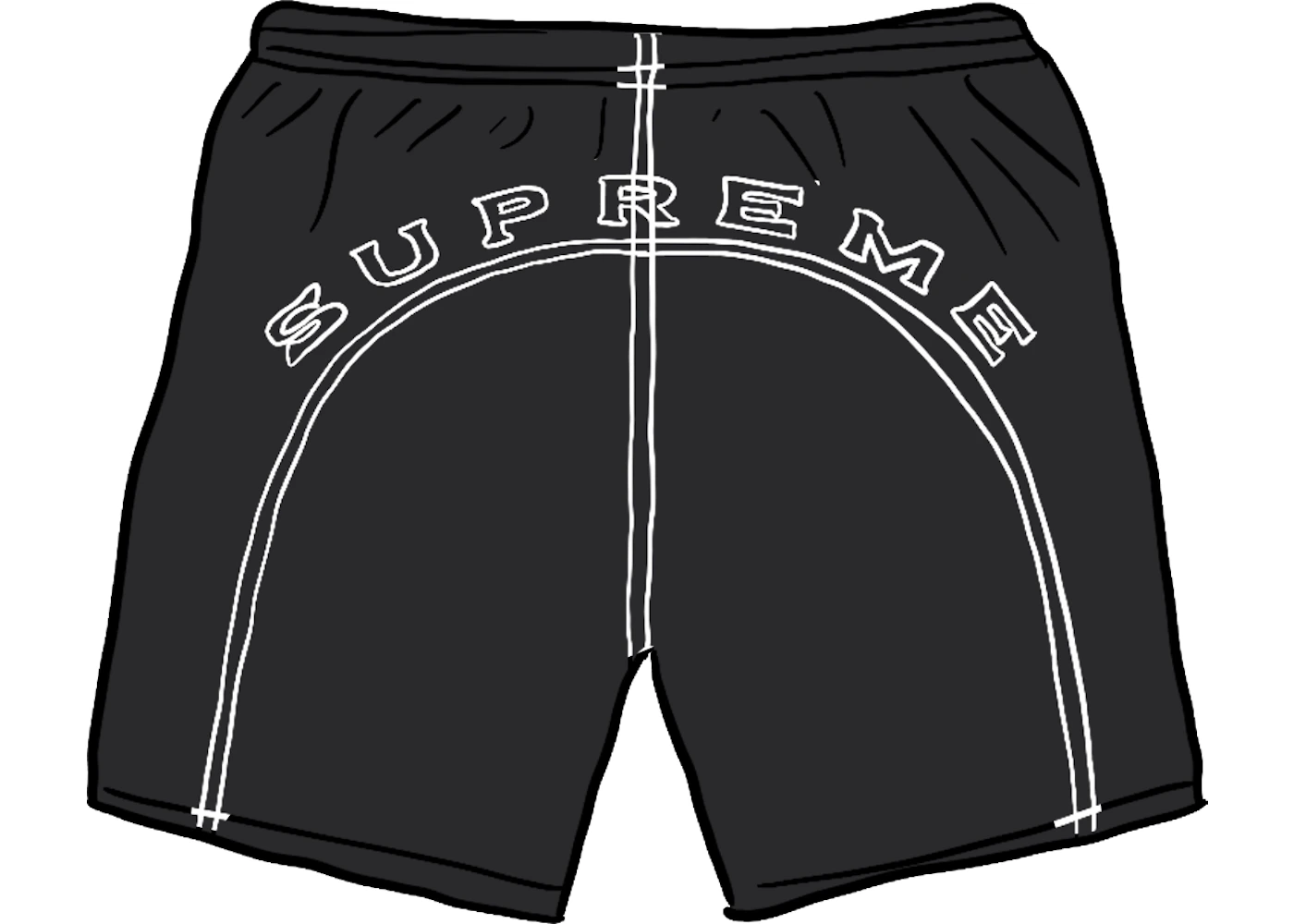 Supreme Arc Logo Water Short (SS20) Black - SS20 Men's - GB