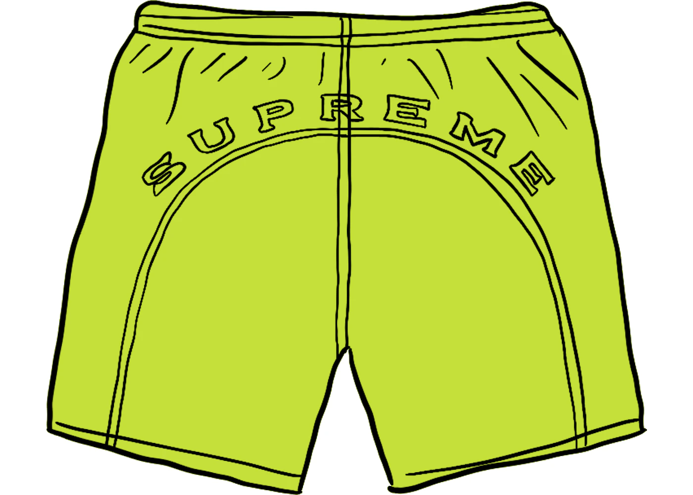 Supreme arc logo shop water shorts