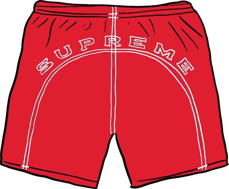 Supreme Arc Logo Water Short (SS20) Red Men's - SS20 - GB