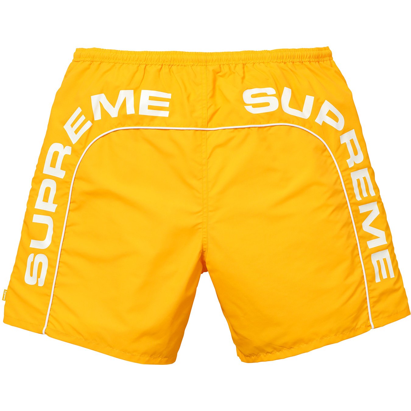 Supreme Arc Logo Water Short Yellow Men's - SS18 - US