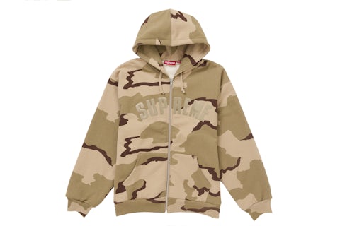 Arc Thermal Zip Up Hooded Sweatshirt Desert Camo Men's FW24 US