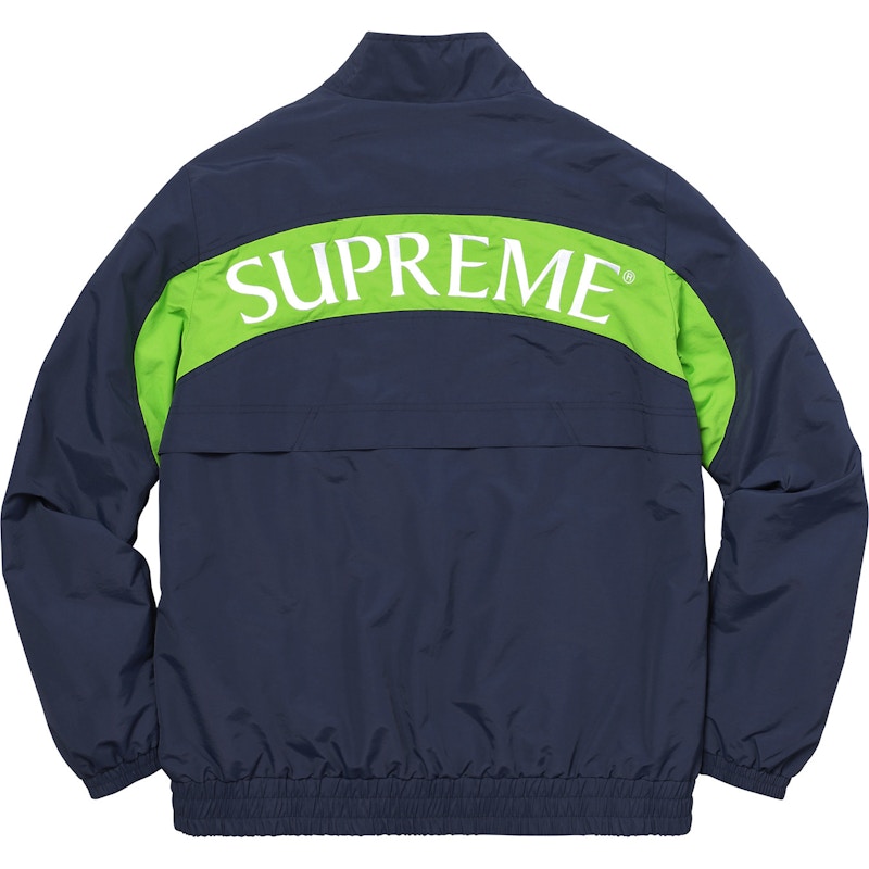 Supreme Arc Track Jacket Navy Men's - FW17 - US