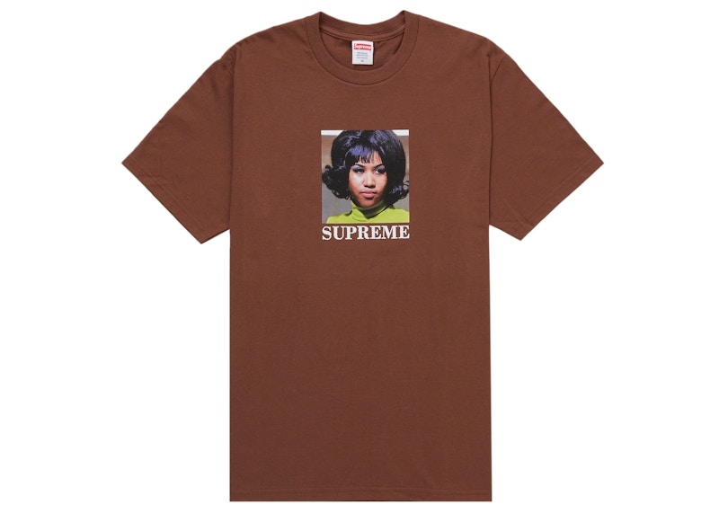 Supreme アラビック　Tシャツ　ブラウン　Ｌサイズ 送料無料 M ブラウン Supreme Arabic Logo Tee Light Brown 23SS
