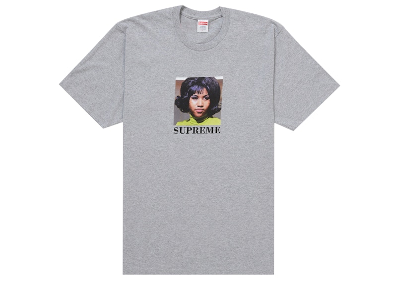 Supreme Aretha Tee Heather Grey Men's - SS26 - US