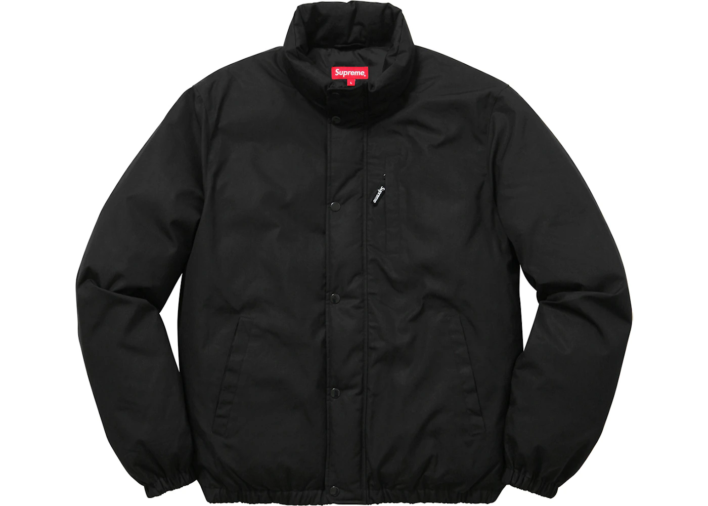 Supreme Astronaut Puffy Jacket Black Men's FW16 US - Main Image