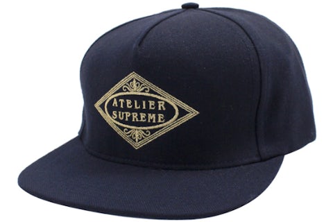 Supreme Atelier 5 Panel Hat Navy - SS15 - JP Supreme Atelier 5 Panel Hat Navy - SS15 - JP