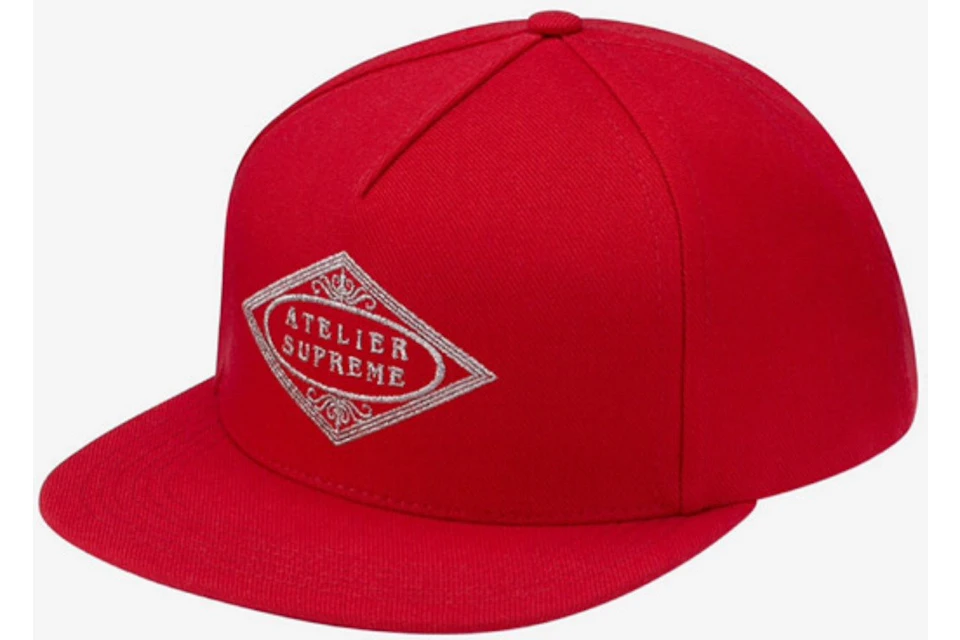 Supreme Atelier Snapback Cap Red
