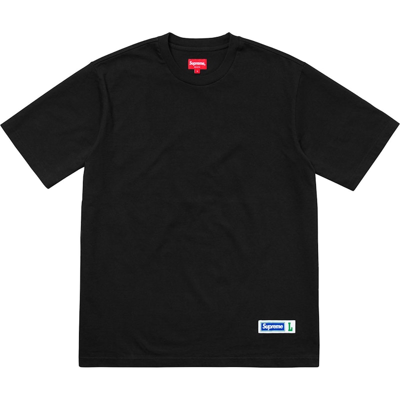 Supreme Athletic Label Tee Black Men's - SS19 - US