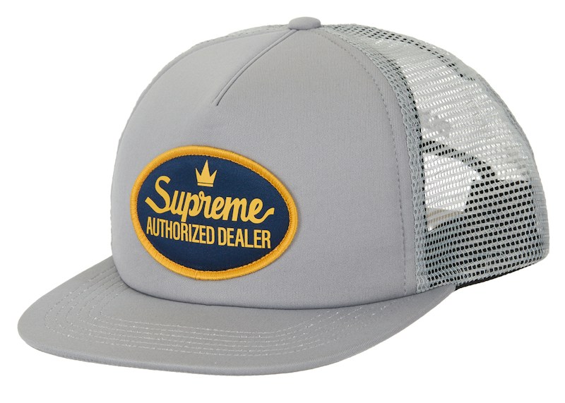 Supreme Authorized Mesh Back 5-Panel Cap (FW26) Grey