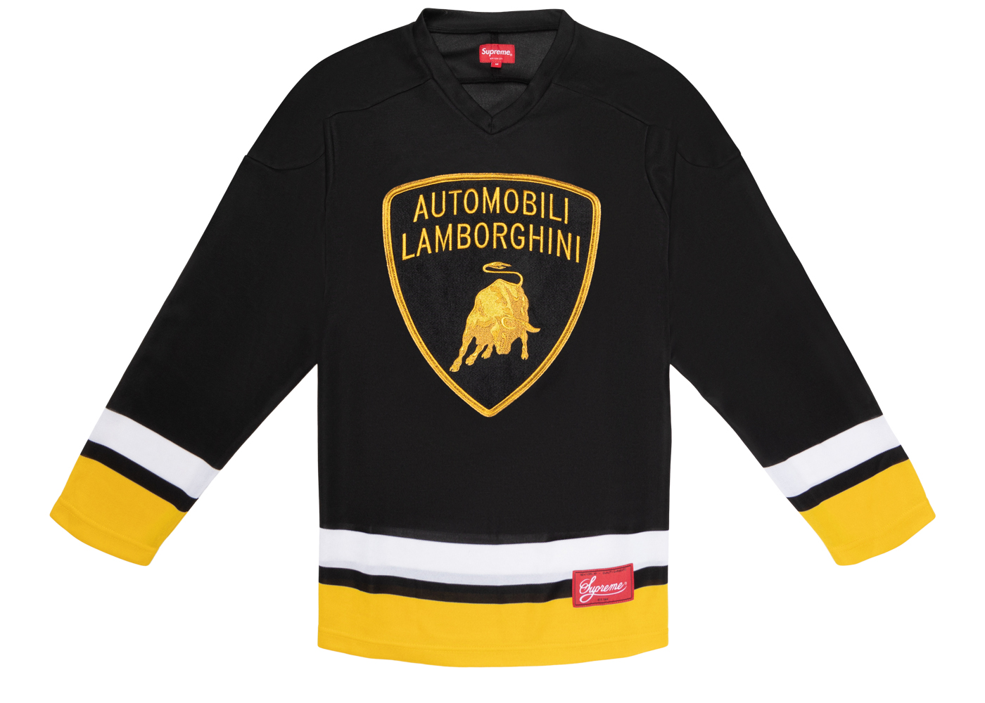 Supreme Automobili Lamborghini Hockey Jersey Black Men's