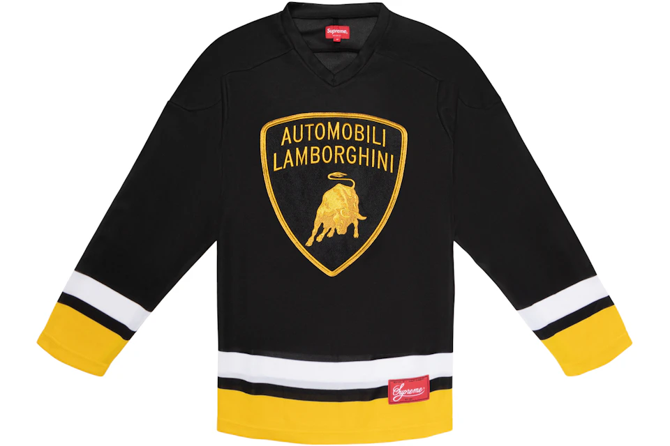 Supreme Automobili Lamborghini Hockey Jersey Black