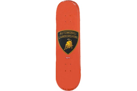 Supreme Automobili Lamborghini Skateboard Deck Orange SS20 US