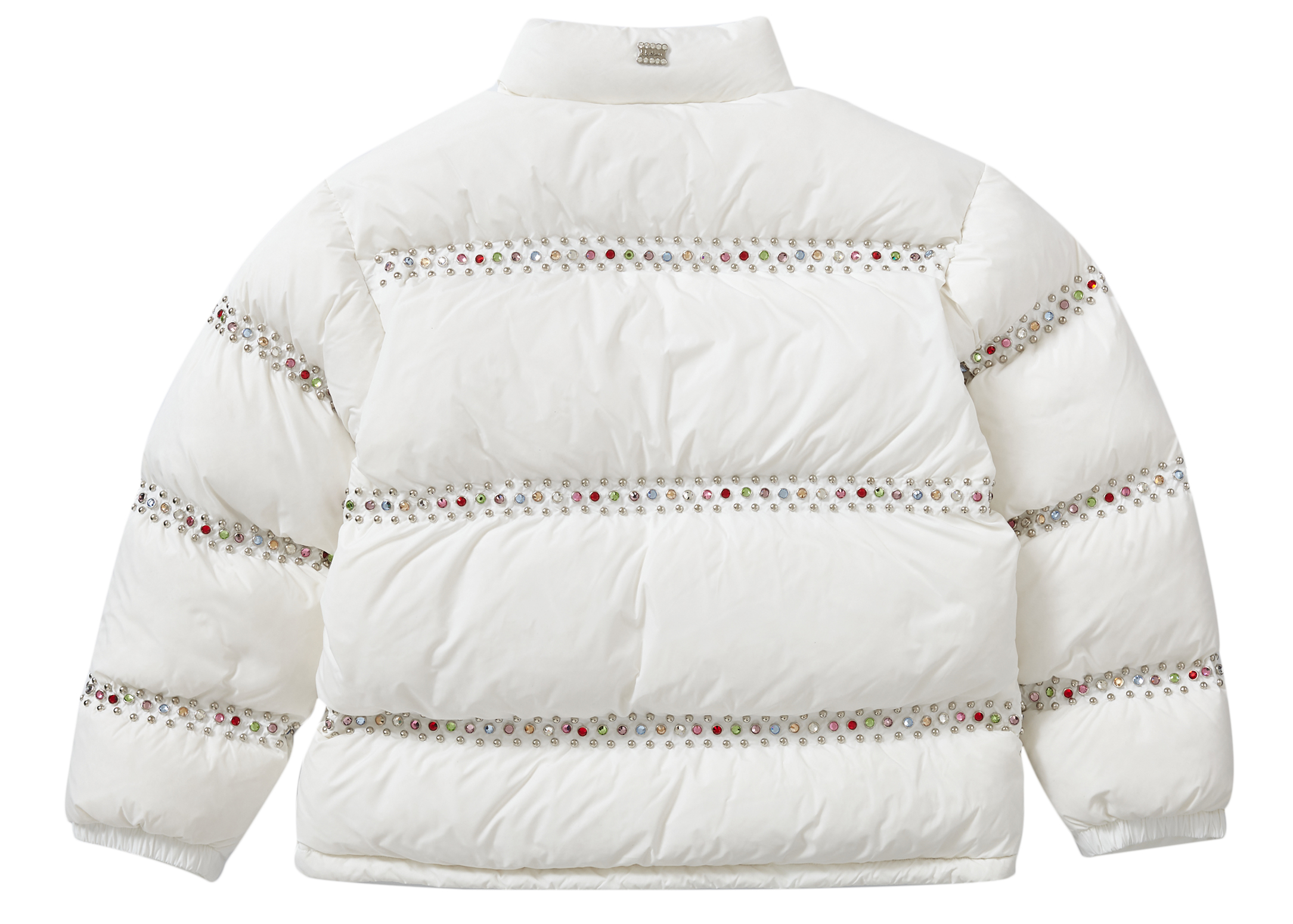 Supreme B.B. Simon Studded Puffer Jacket White Men's - SS22 - US