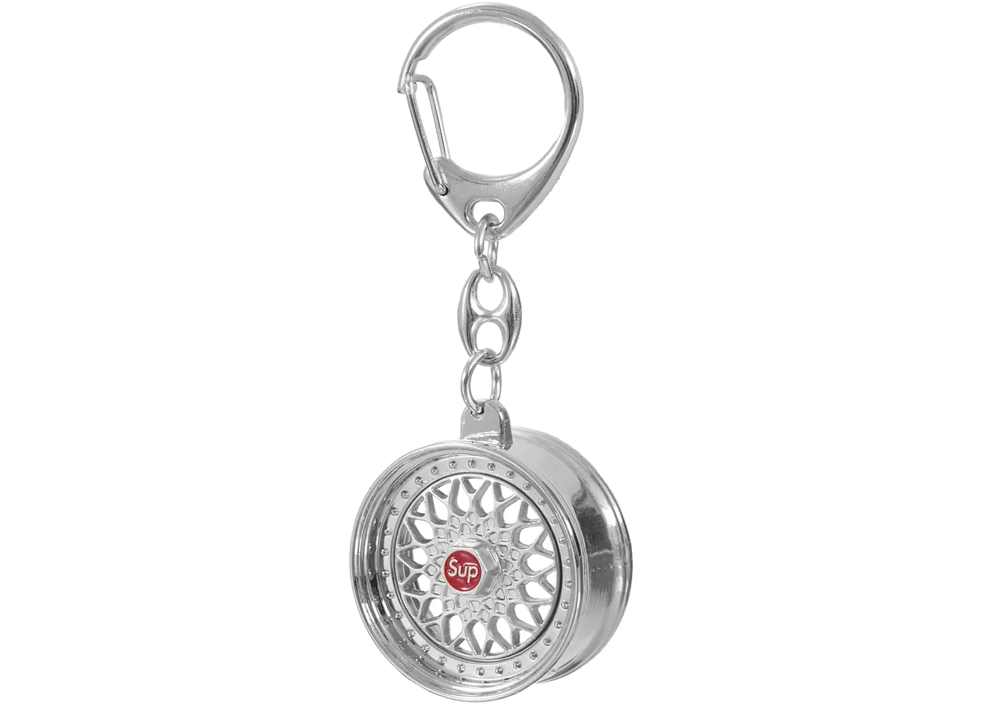 Supreme BBS RS Rim Keychain Silver - FW25 - GB