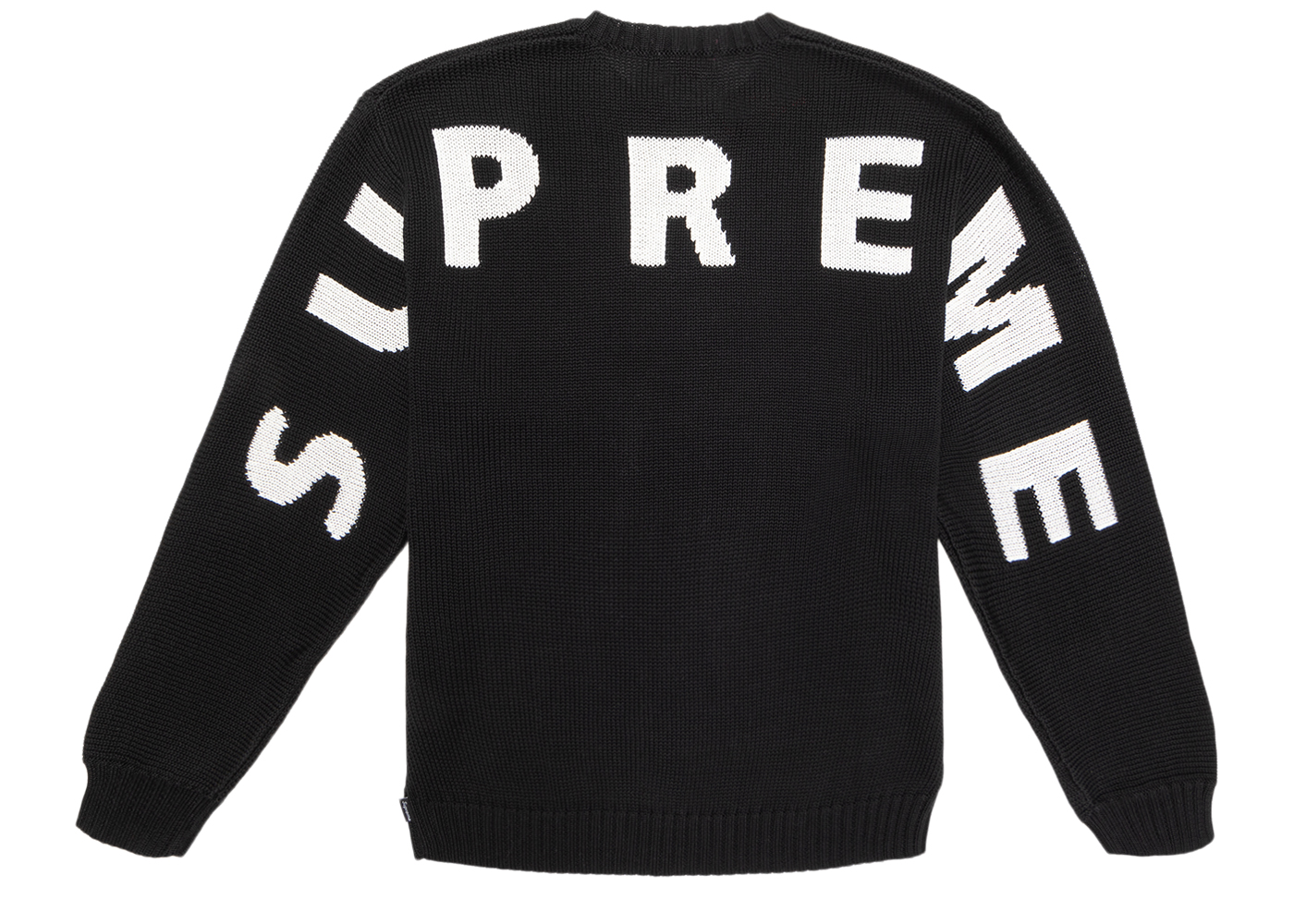 Supreme 20ss Back Logo Sweater Black | www.fleettracktz.com