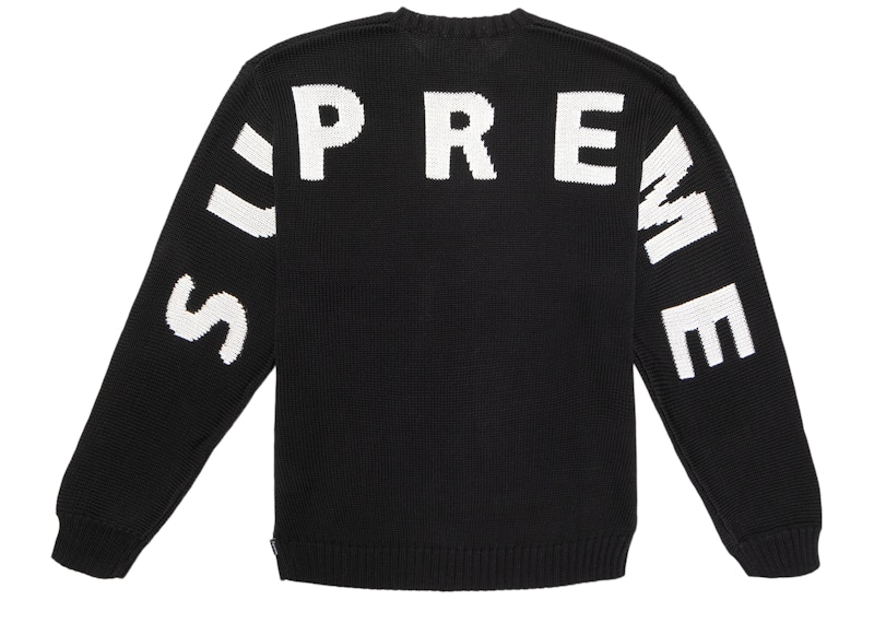 日本製 Supreme Back Logo Sweater Black - 通販 - www.drelciopiresjr