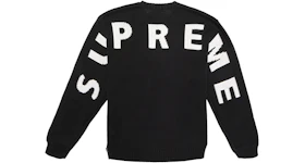 Supreme Back Logo Sweater Black
