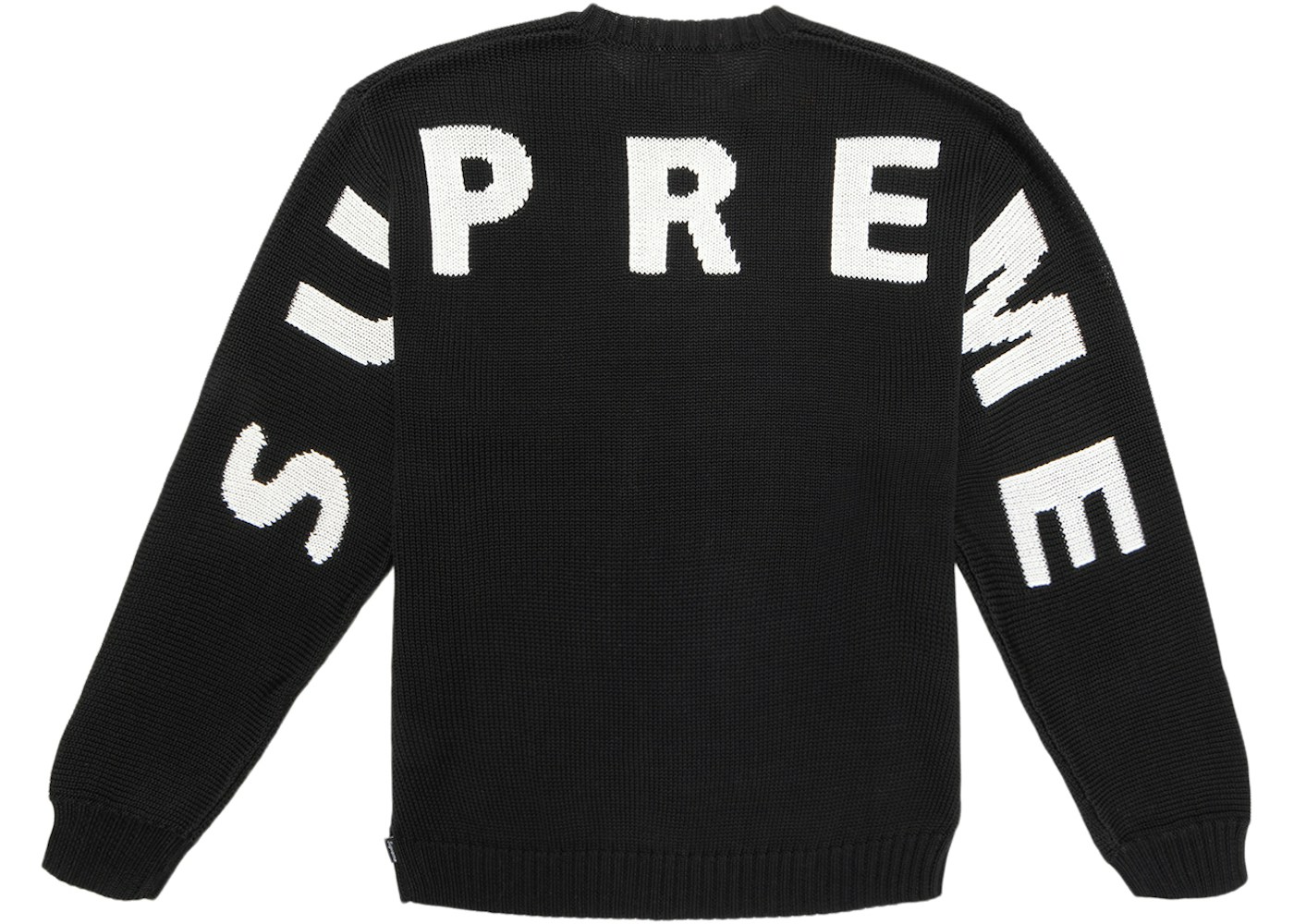 Supreme Back Logo Sweater Black Ss Supreme Back Logo Sweater Black Ss
