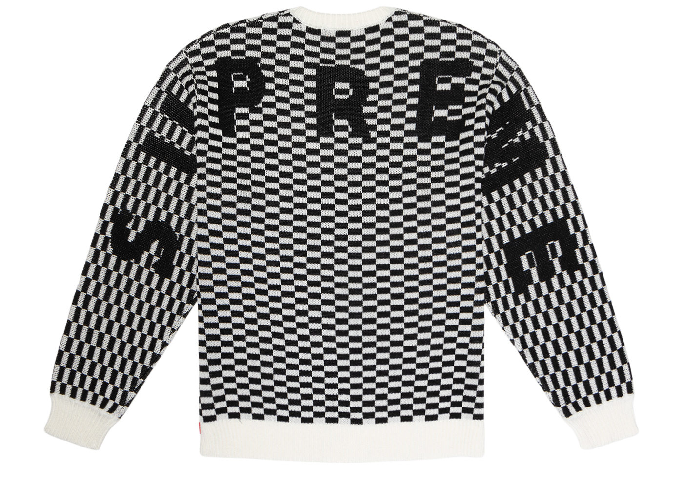 Supreme Back Logo Sweater Black Men's - SS20 - US