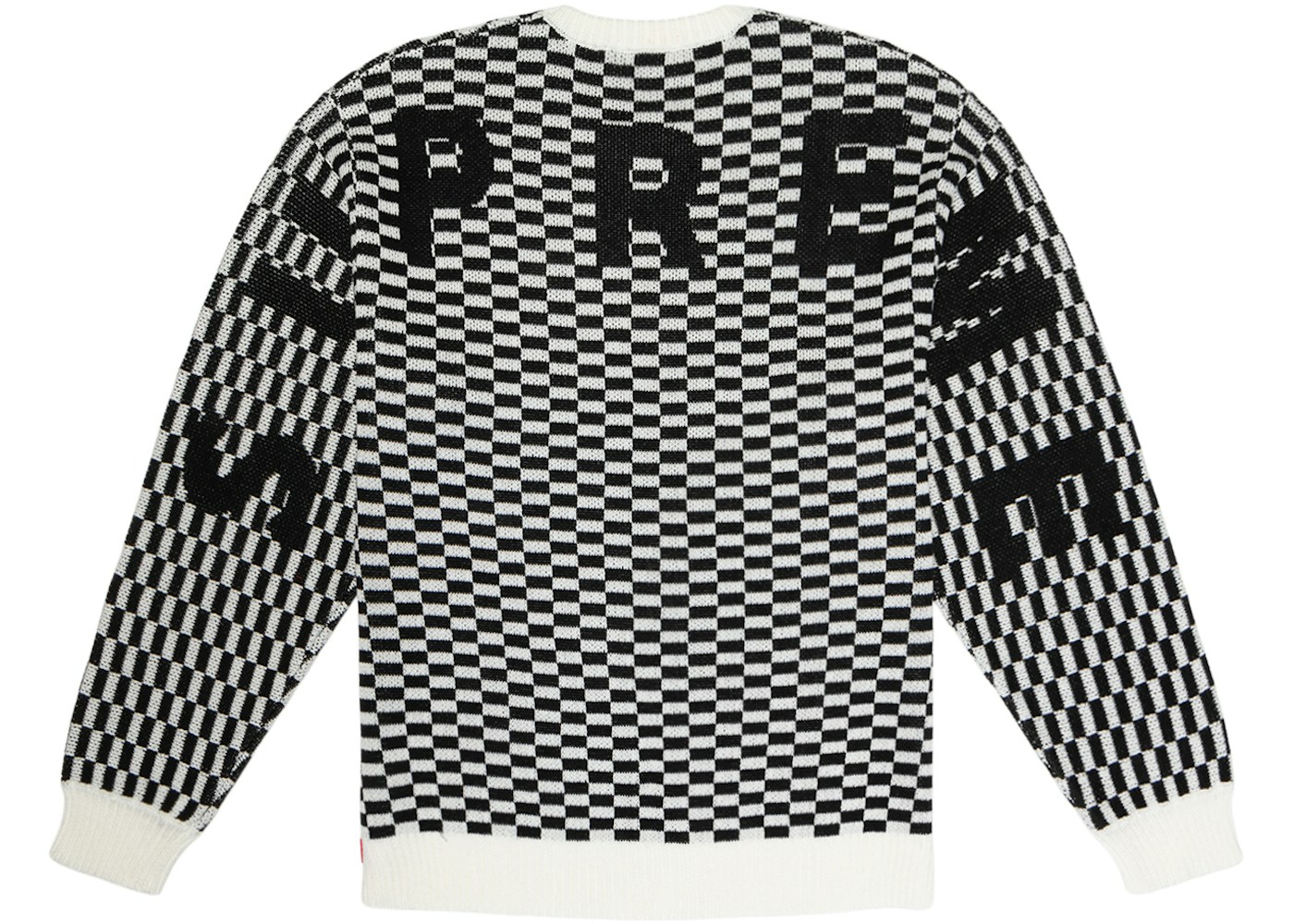Supreme Back Logo Sweater Checkerboard Ss Supreme Back Logo Sweater Checkerboard Ss