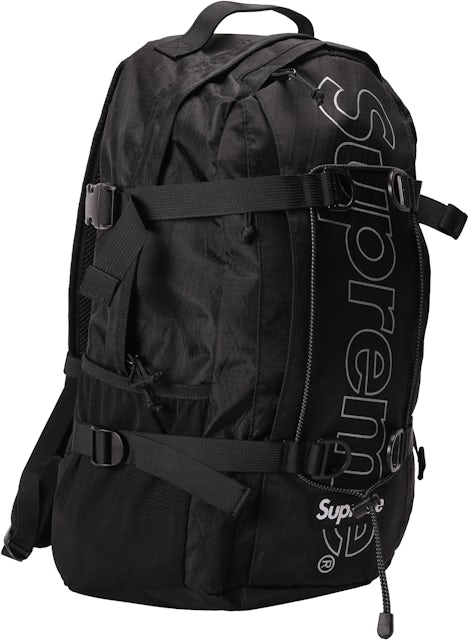 Supreme Backpack (FW20) Black  Supreme backpack, Backpacks