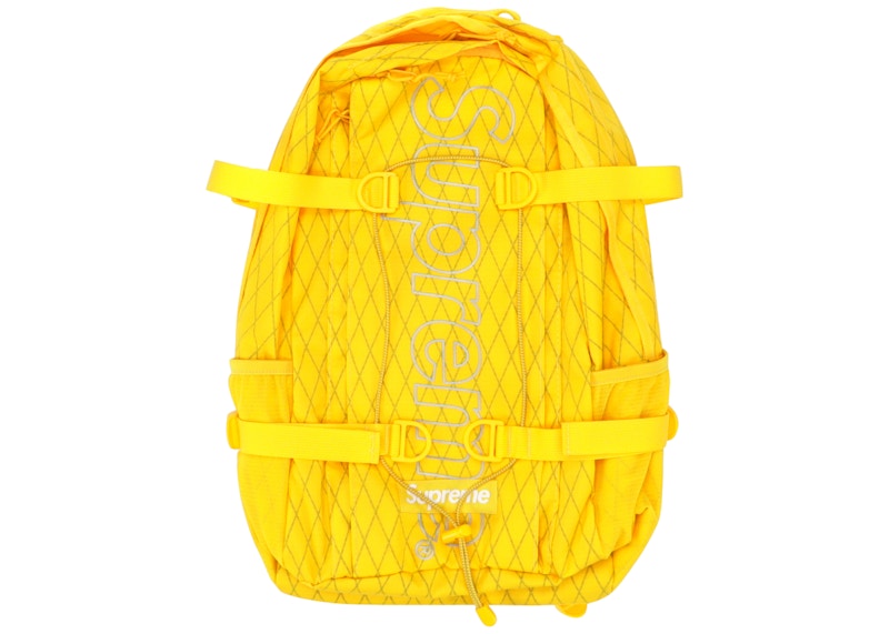 Supreme Backpack FW18 Yellow FW18 US