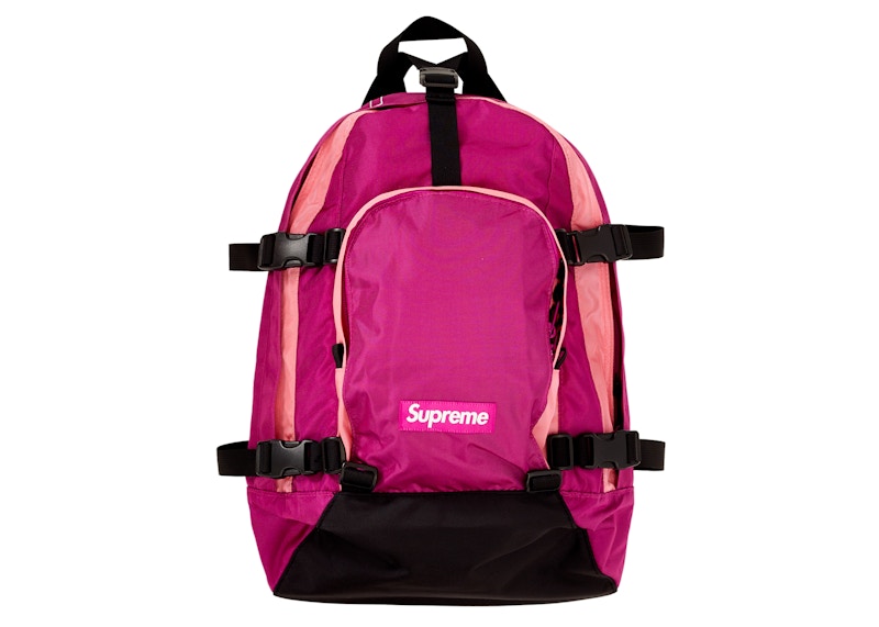 Pink deals supreme backpack