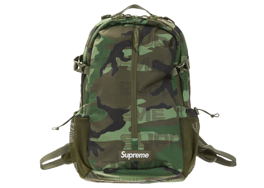 Pre-owned Supreme Backpack (fw21) Woodland Camo