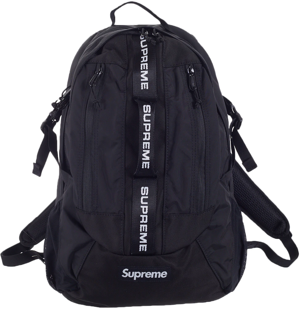 SUPREME Box Logo Checkered Black Cordura Backpack FW11 RARE