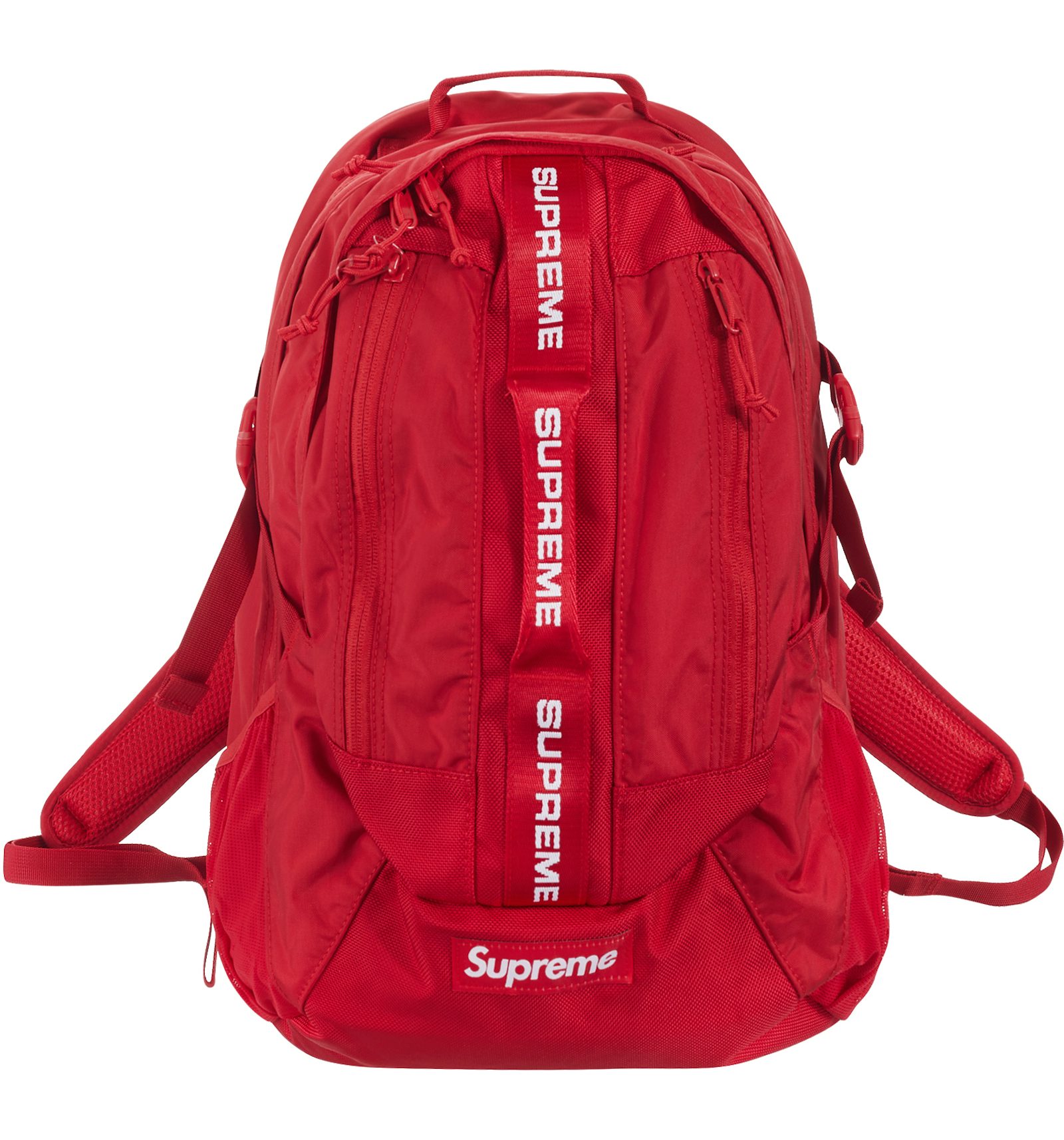 Supreme backpack red fake Clearance