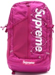 Supreme+Fw20+Canvas+Backpack+Black+White+All+Cotton+Heavyweight+18+Oz+Canvas+20l  for sale online
