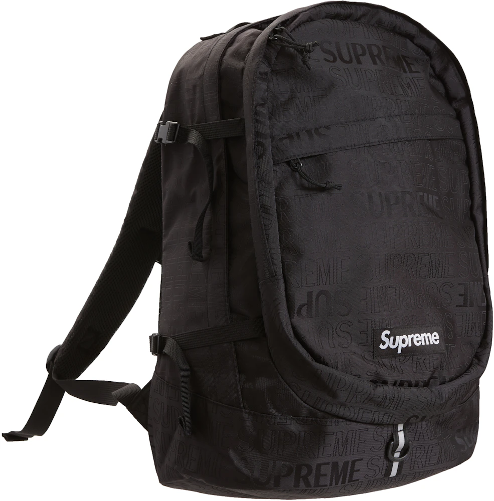 Supreme Backpack SS 19 Black - Stadium Goods