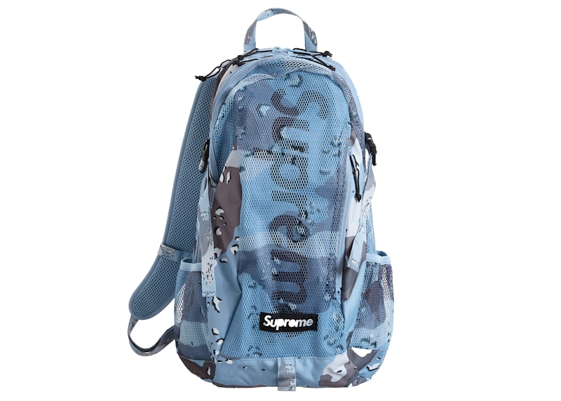 Supreme Backpack (SS20) Blue Chocolate Chip Camo