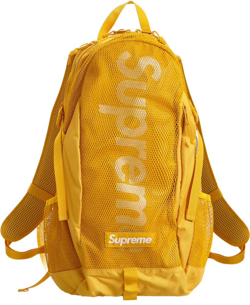 Yellow italian luxury Backpack for Sale by Subspeed