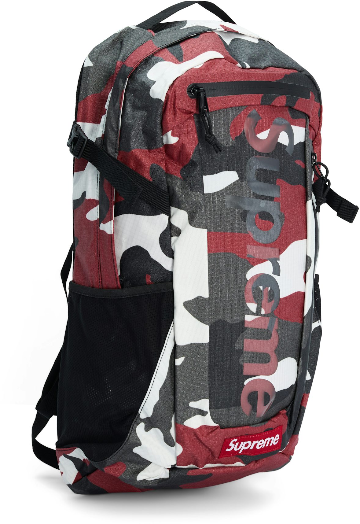 red supreme backpack