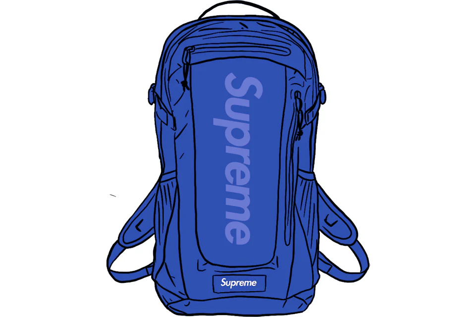 Royal blue supreme backpack hotsell