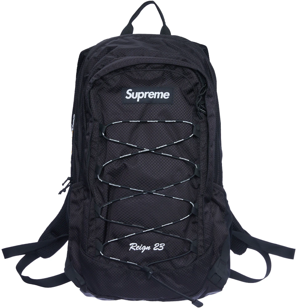 Supreme Black Backpacks for Men