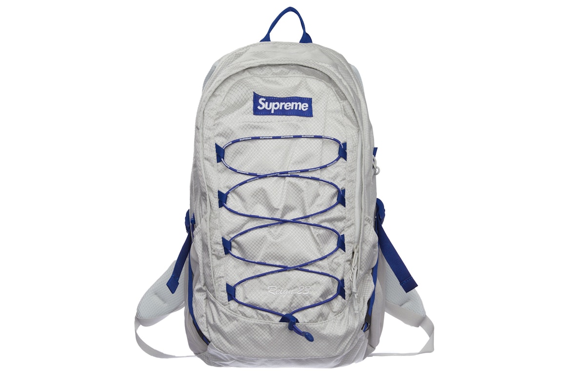 Pre-owned Supreme Backpack (ss22) Silver