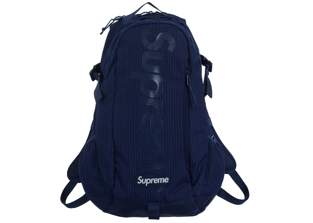 Pre-owned Supreme Backpack (ss24) Navy
