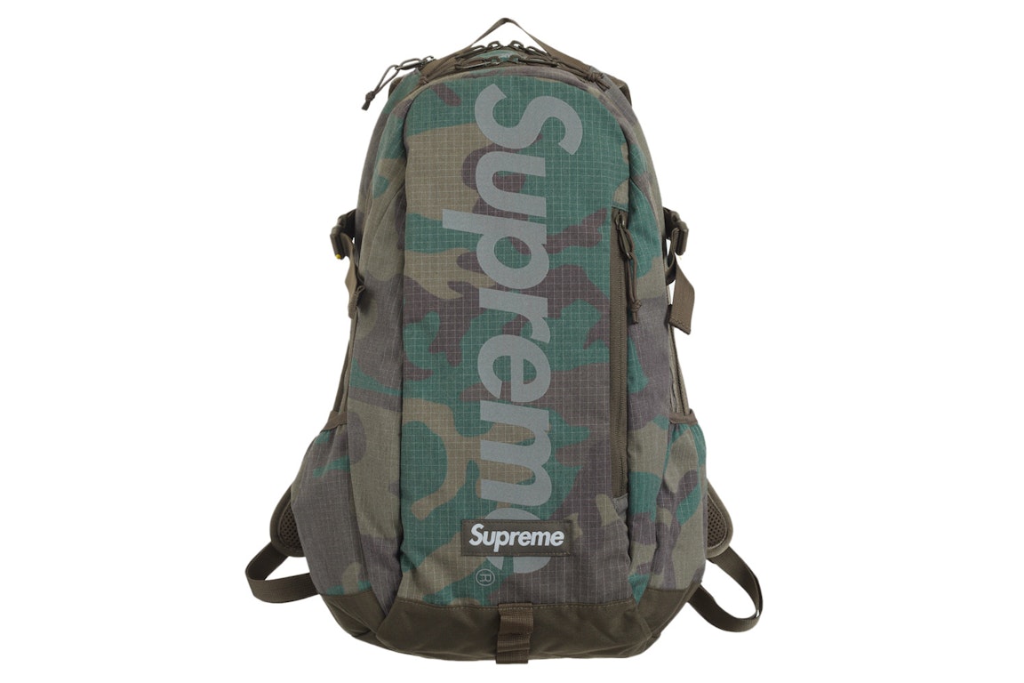 Pre-owned Supreme Backpack (ss24) Woodland Camo