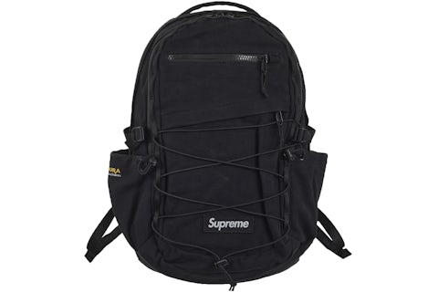 Supreme Logo Backpack (SS25) Black SS25 US - Main Image