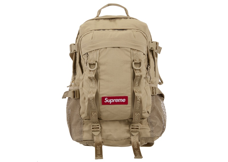 最終価格Supreme ボディバッグ ベージュ／カーキロゴ Supreme シュプリーム 2024AW Leather Waist Bag レザーウエストバッグ