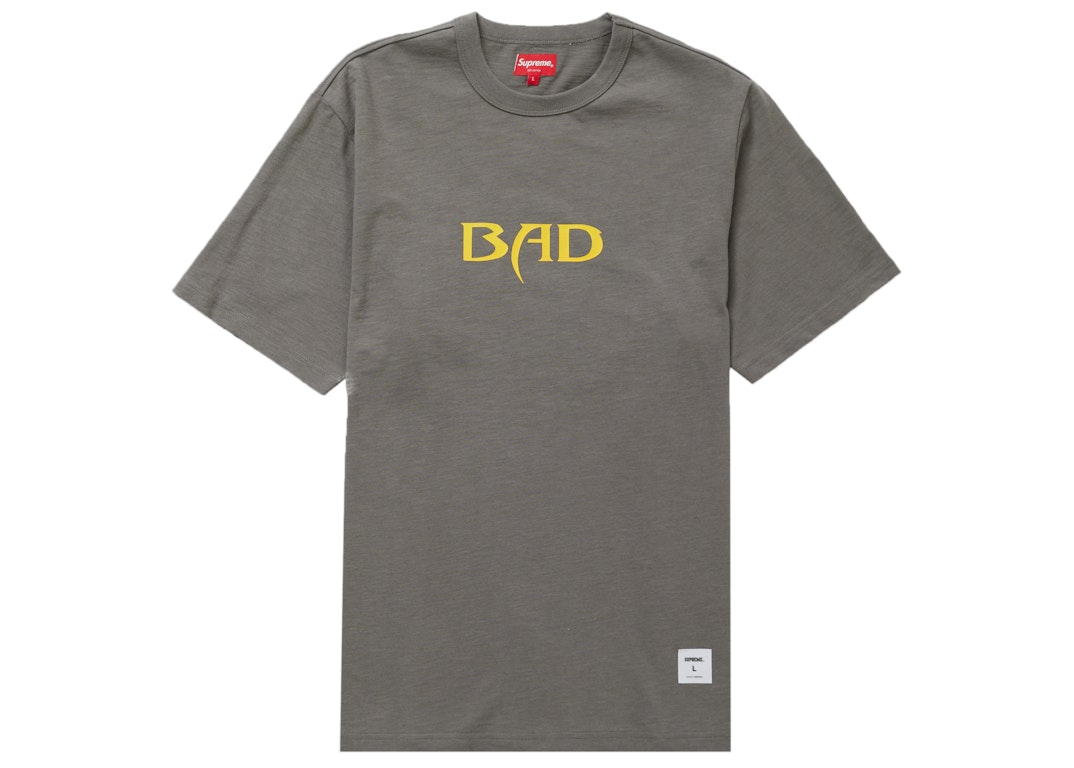 Pre-owned Supreme Bad S/s Top Gray