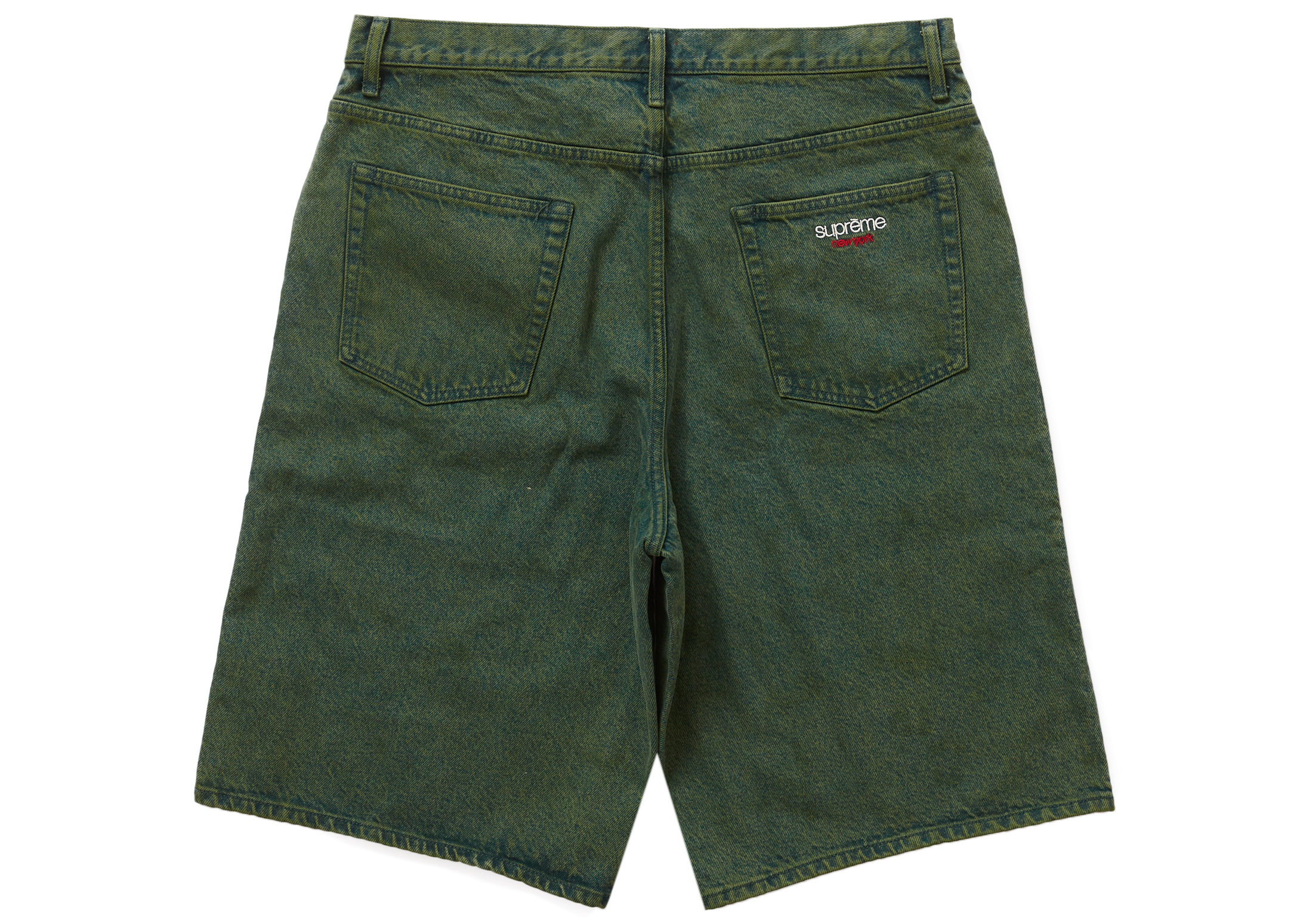 Supreme Green Corduroy jean size 32 jeans trousers pants Zippers  Skateboarding