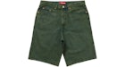 Supreme Pantalón Corto Denim Baggy Verde