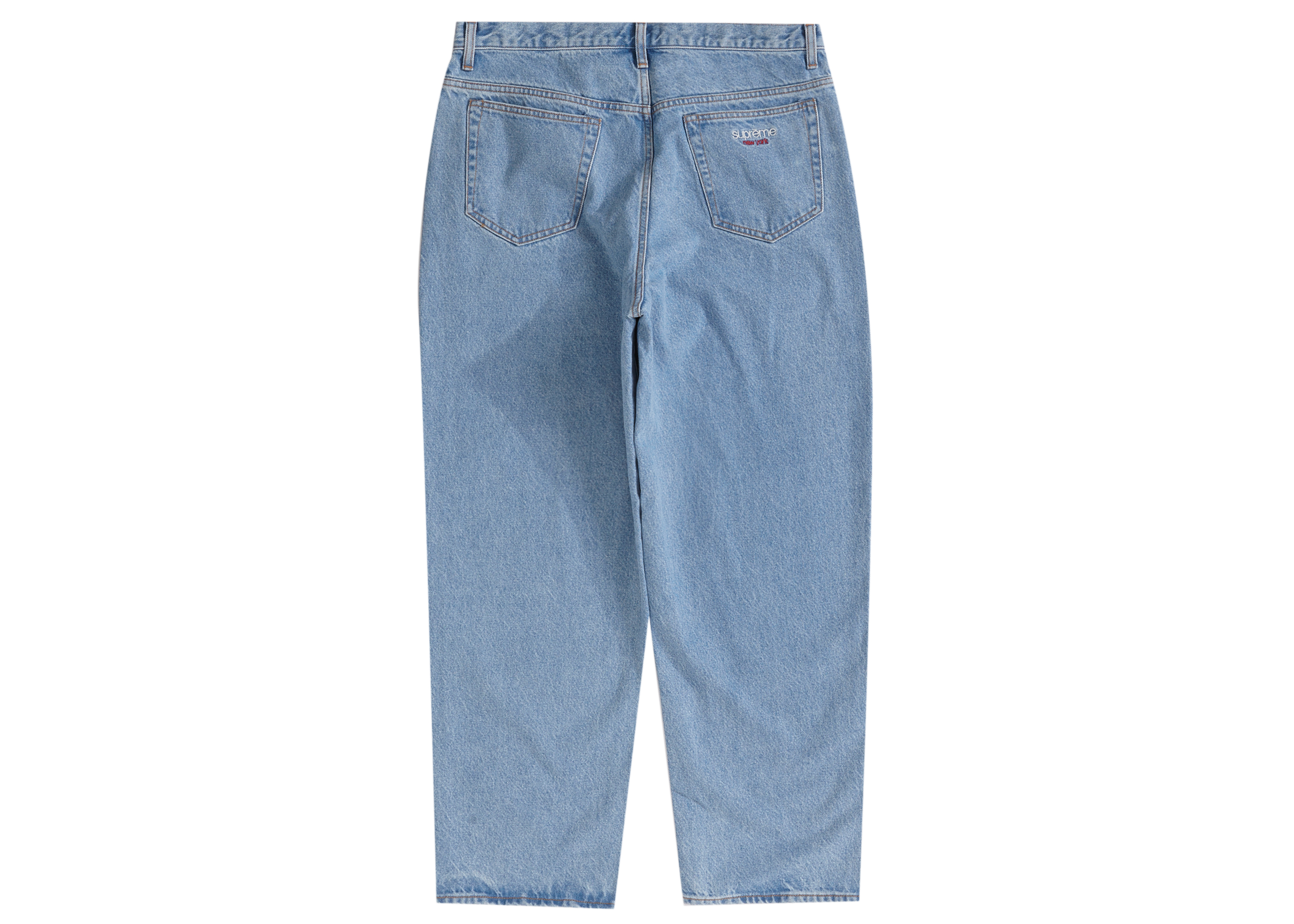 Supreme Baggy Jean (FW22) Washed Blue Men's - FW22 - US
