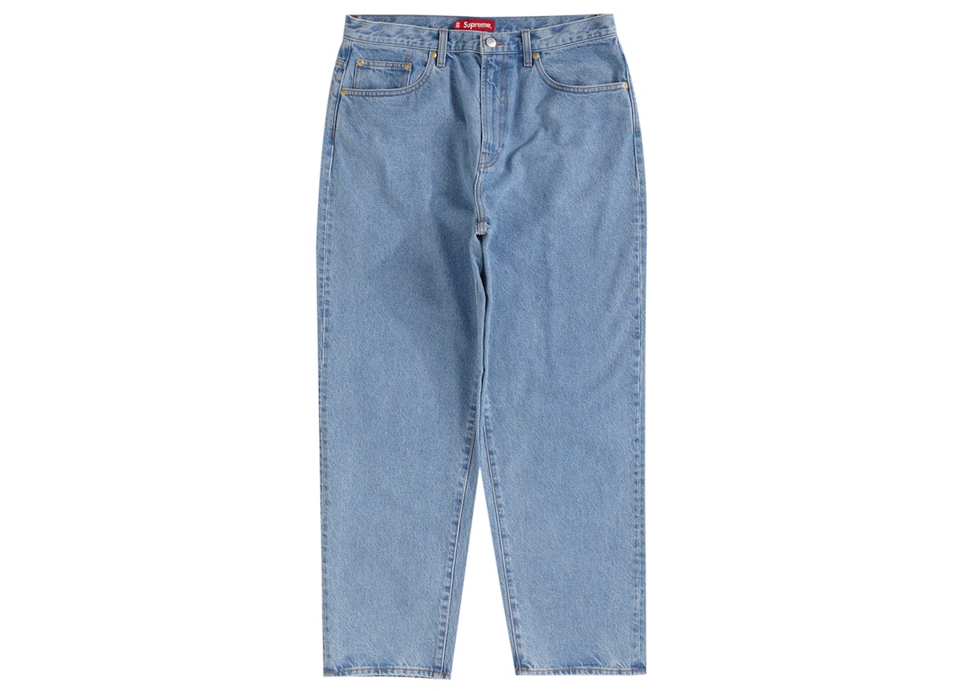 Pre-owned Supreme Baggy Jean (fw22) Washed Blue