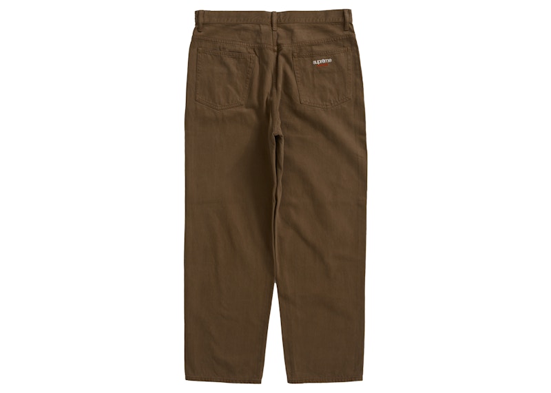 Supreme Baggy Jean Light Brown Men's - FW23 - US