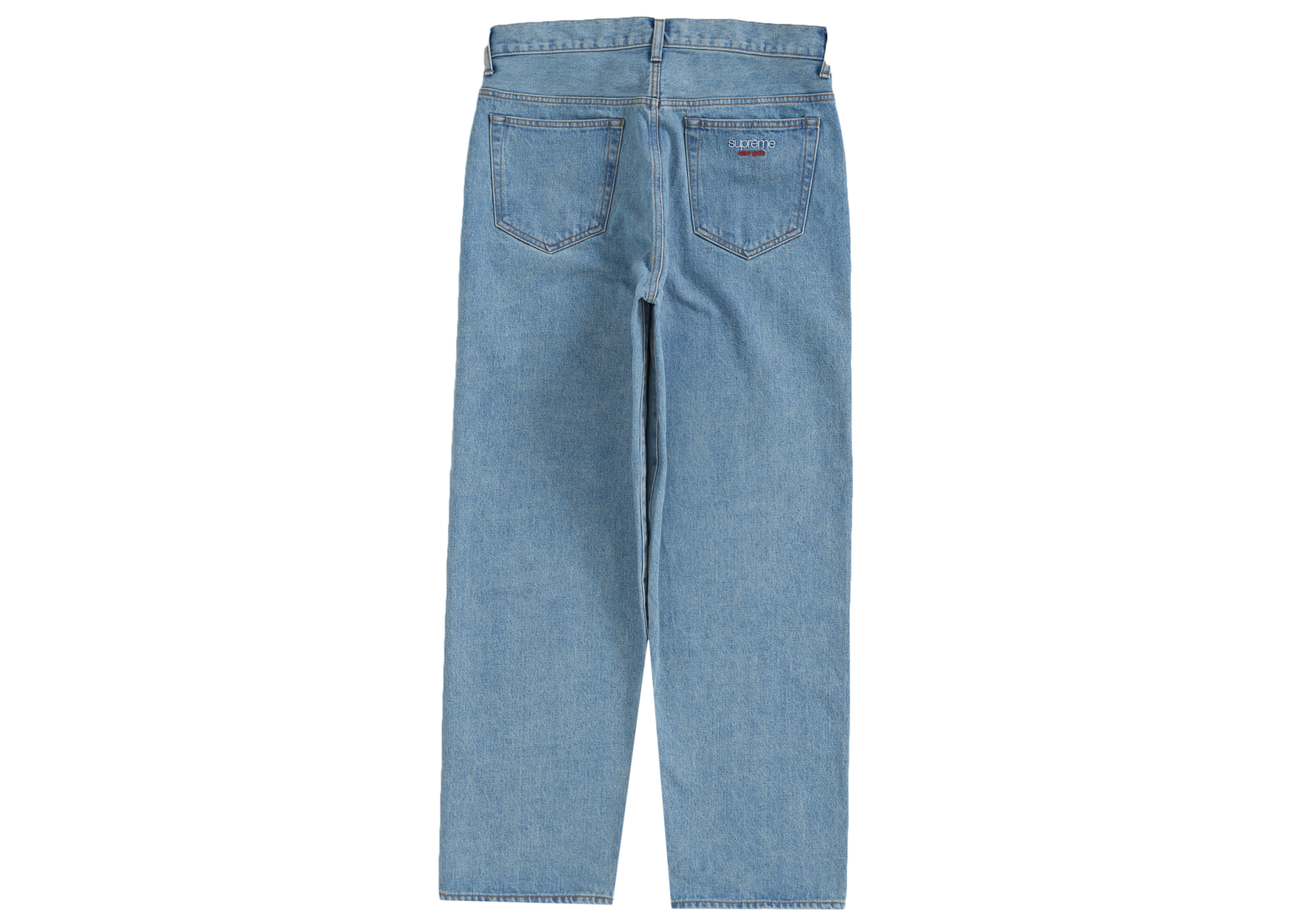 22AW Supreme Baggy Jean Washed Blue W32パンツ